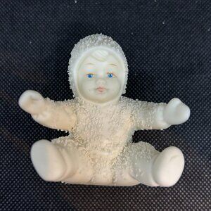 Department 56 Snowbabies sitting angel figurine